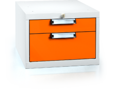 Unterbaublöcke UNI für Werkbänke 351 x 480 x 600 - 2x Schubladen